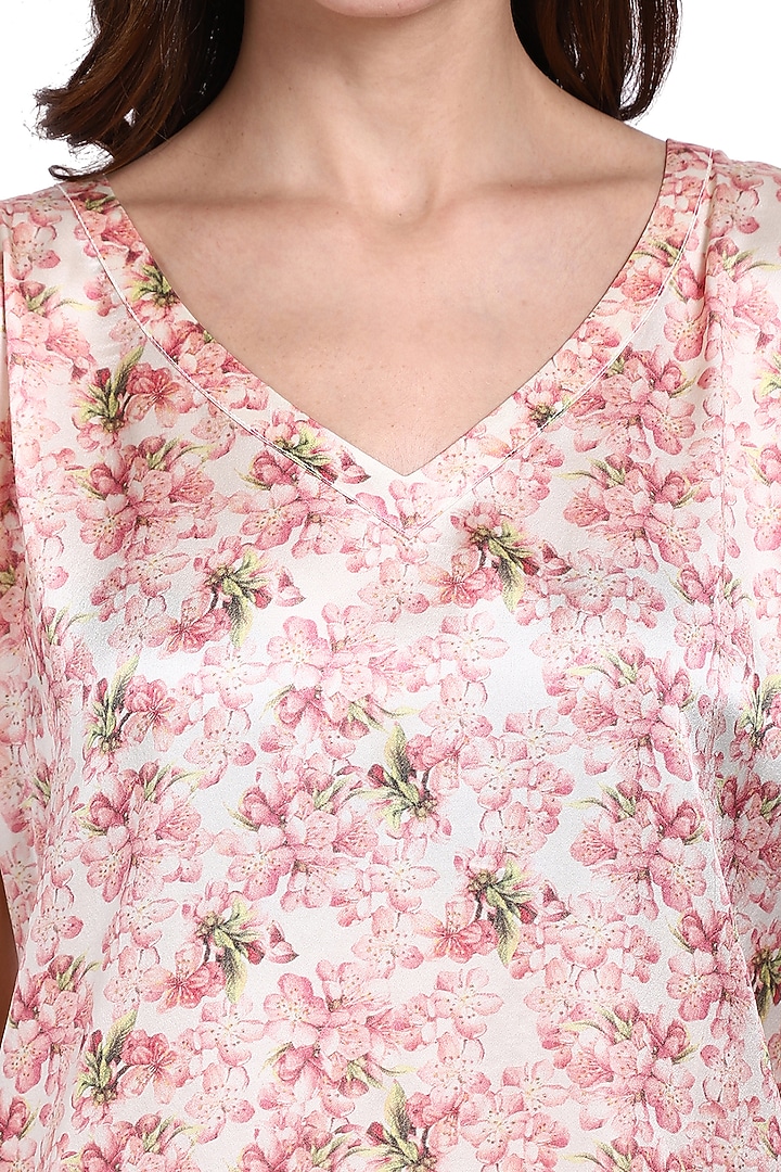 Vintage Blossom Night Suit With Print by CatNap at Pernia's Pop Up Shop