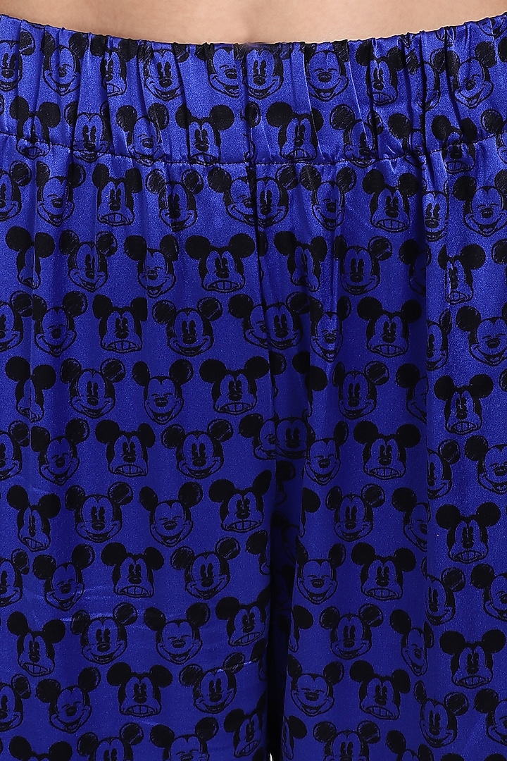 Blue Printed Night Suit by CatNap at Pernia's Pop Up Shop