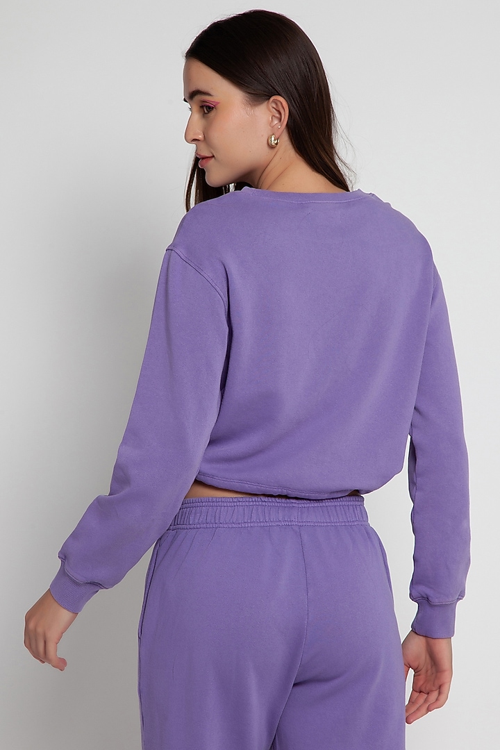 Violet Cotton Jogger Set by CAVA Athleisure at Pernia's Pop Up Shop