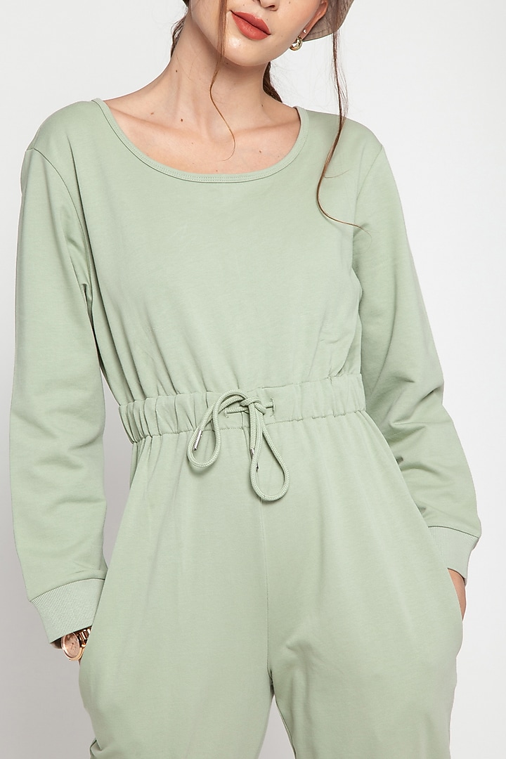 Desert Sage Cotton Jumpsuit by CAVA Athleisure at Pernia's Pop Up Shop