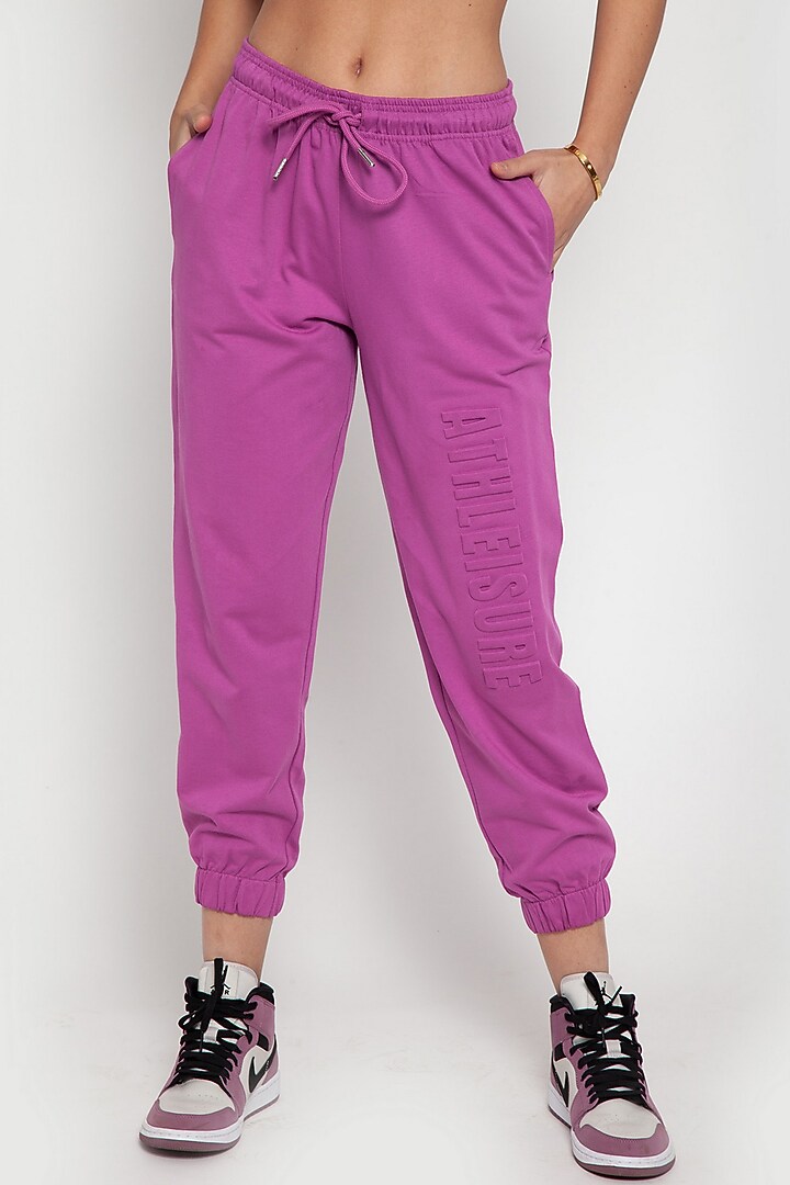 Orchid Cotton Jogger Set by CAVA Athleisure at Pernia's Pop Up Shop