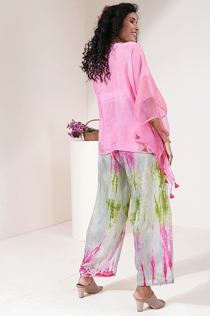 Mint Embroidered Pant Set by Capisvirleo at Pernia's Pop Up Shop