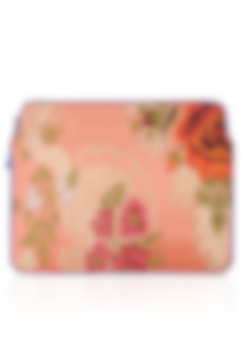 Coral Hand Woven Floral Pattern Ipad Sleeve by RASEEL AT CASAPOP