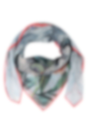 Grey Return To Paradise Scarf by RASEEL AT CASAPOP