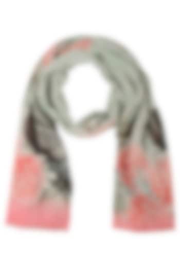 RASEEL AT CASAPOP presents Mint and pink return to paradise scraf available only at Pernia's Pop Up Shop.