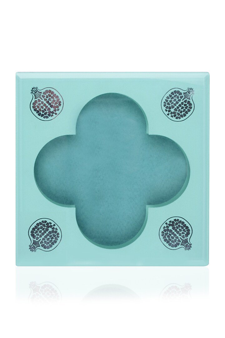 RASEEL AT CASAPOP presents Aqua blue sqaure glass frame available only at Pernia's Pop Up Shop.
