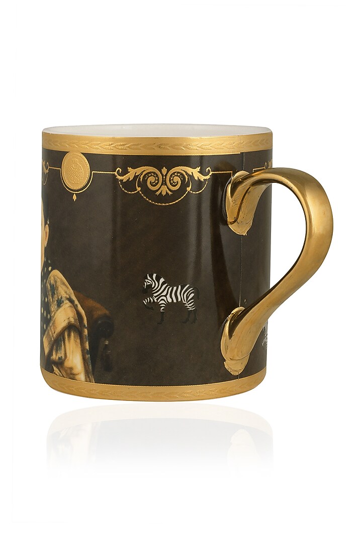 RASEEL AT CASAPOP presents Brown gold sarkar raj rani mug available only at Pernia's Pop Up Shop.