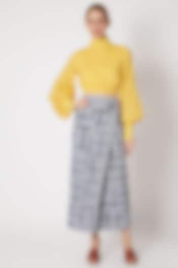 Canary Yellow High Neck Top by Chambray & Co. at Pernia's Pop Up Shop