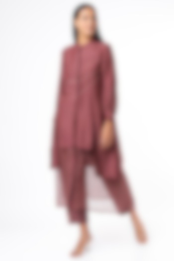 Wine ---- Pant Set by Chambray & Co. at Pernia's Pop Up Shop