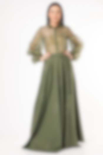 Green Maxi Skirt Set by Chambray & Co. at Pernia's Pop Up Shop