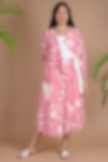 Pink Shibori Dyed Dress by Chambray & Co.