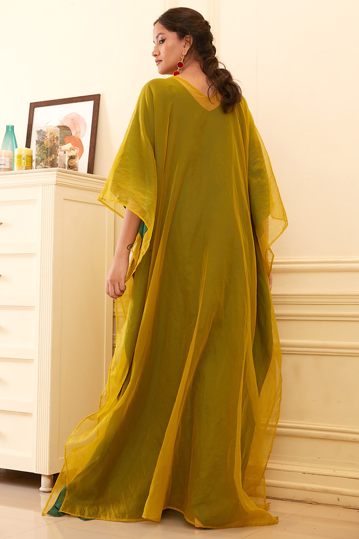 Yellow Egyptian Caftan, arabic pattern Elegant evening, maxi dress Comfort  dress Materials: Egyptian cotton, Size: M, Color: Yellow - Walmart.com
