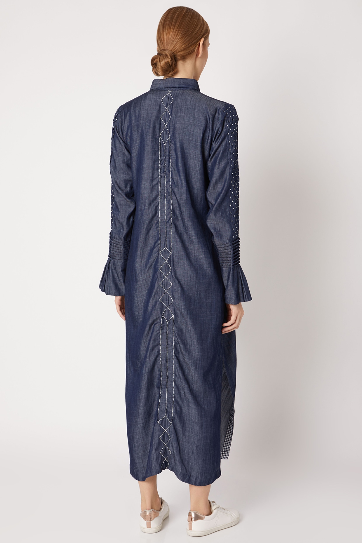 DENIM DRESS - Greyish | ZARA India