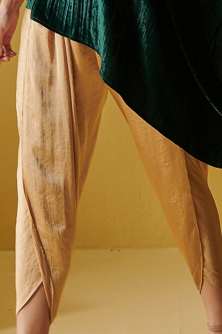Emerald Green Velvet Top by Chique Clothing at Pernia's Pop Up Shop