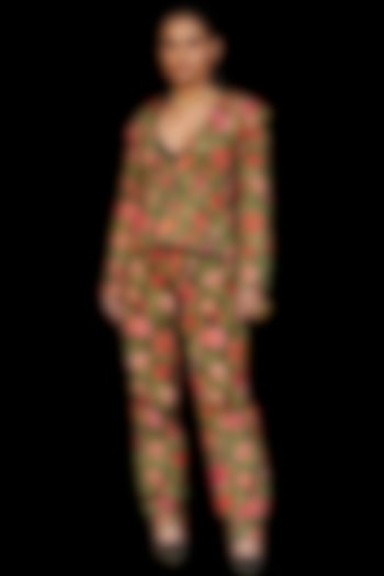 Multi Colored Printed Jumpsuit by Chandrima