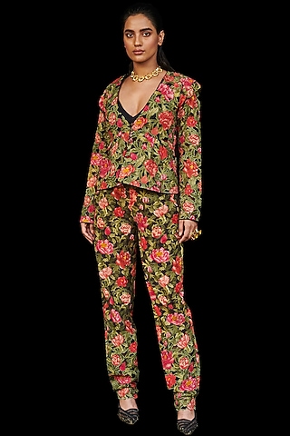 Multi Colored Printed Jumpsuit by Chandrima