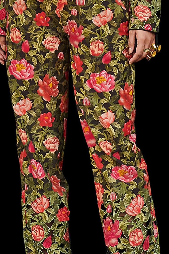 Multi Colored Printed Pants by Chandrima at Pernia's Pop Up Shop