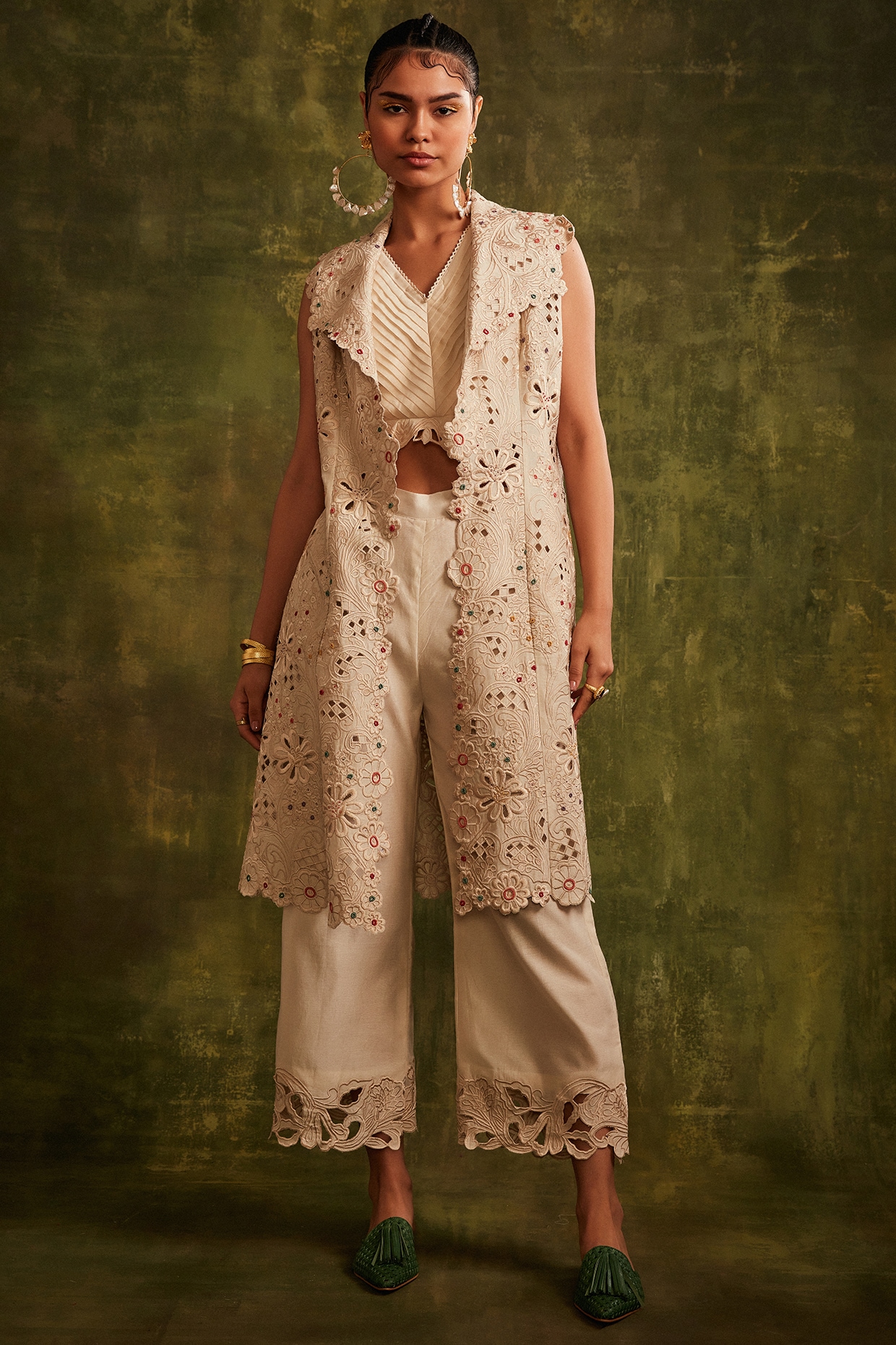 ジャケット・アウター CUTWORK EMBROIDERY JACKET CUTWORK EMBROIDERY JACKET