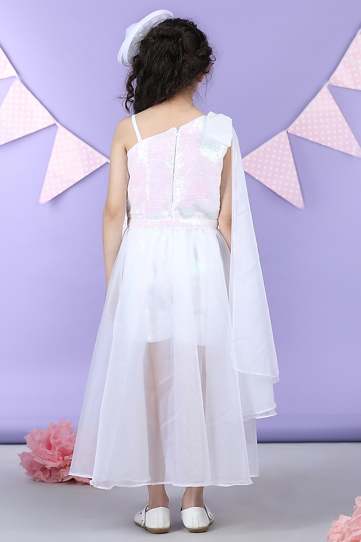 Rainbow Net Jumpsuit For Girls by The Little celebs at Pernia's Pop Up Shop