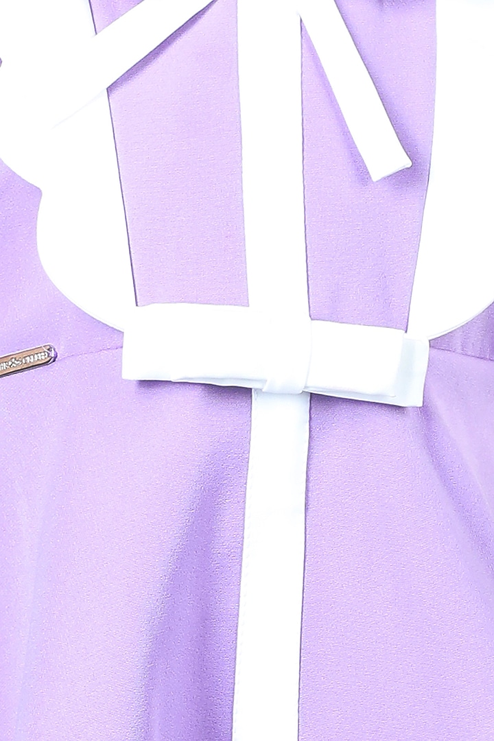 Lilac Imported Crepe Dress For Girls by The Little celebs at Pernia's Pop Up Shop