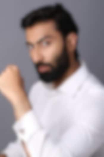 Antique Gold Finish Shields Cufflinks by Cosa Nostraa at Pernia's Pop Up Shop