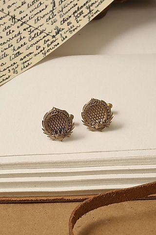 Antique Gold Finish Cufflinks by Cosa Nostraa
