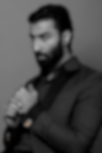 Antique Gold Finish Narasimha Tiger Eye Stone Cufflinks by Cosa Nostraa at Pernia's Pop Up Shop