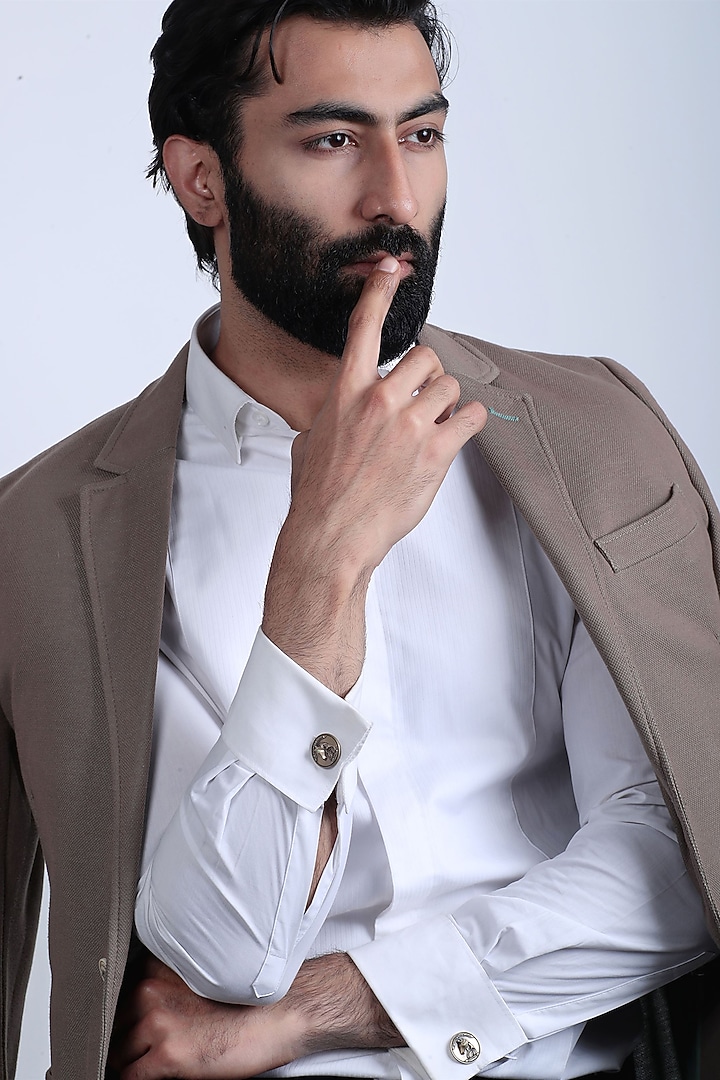 Antique Gold Finish Vintage Horse Cufflinks by Cosa Nostraa at Pernia's Pop Up Shop