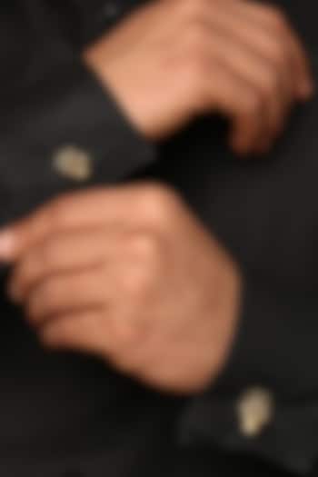 Antique Gold Finish Soulmates Cufflinks by Cosa Nostraa at Pernia's Pop Up Shop