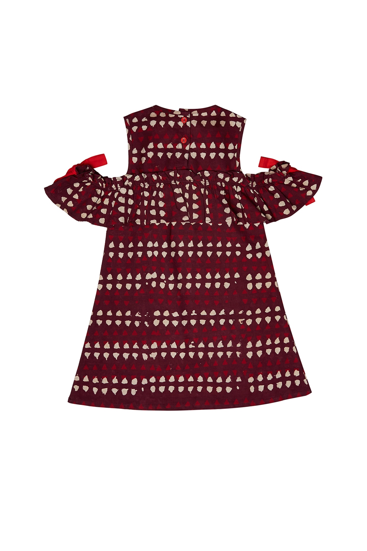 Cold shoulder dress online for kids