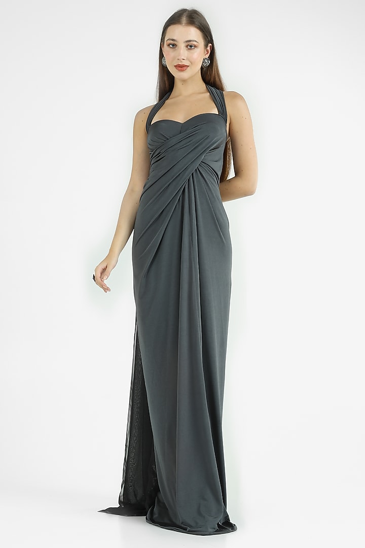 slim fit dress slacks Beautiful Green Tulle Long Prom Dress, Off Shoulder Evening Dress US 6 / Custom Color main image 1