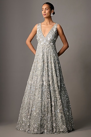 Buy Grey Gown For Engagement for Women Online from India's Luxury Designers  2026