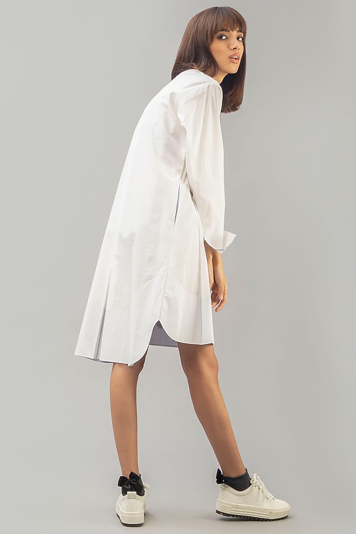 White Tunic With Pop Art Detailing by Chillosophy at Pernia's Pop Up Shop