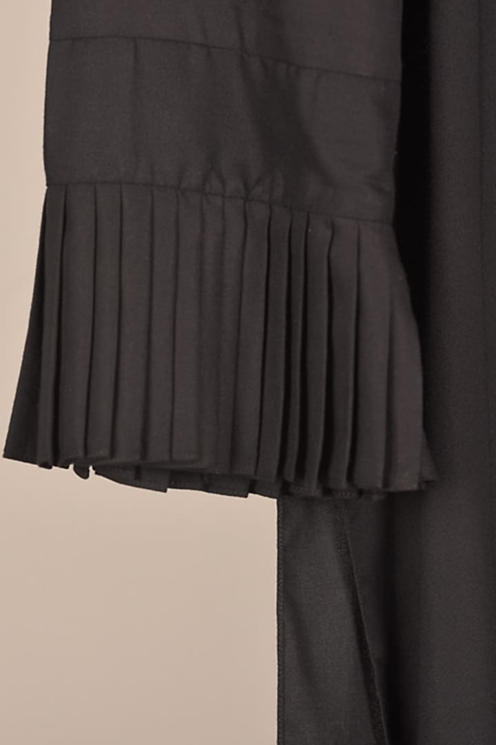 Black Tunic With Pleats by Chillosophy at Pernia's Pop Up Shop