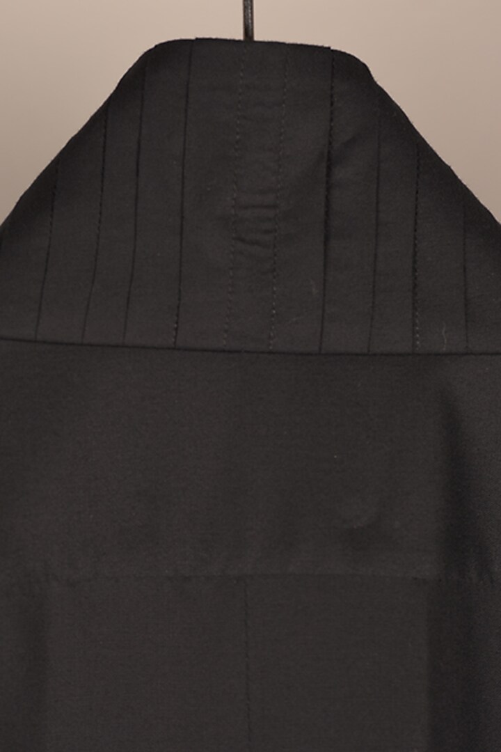 Black Tunic With Pleats by Chillosophy at Pernia's Pop Up Shop