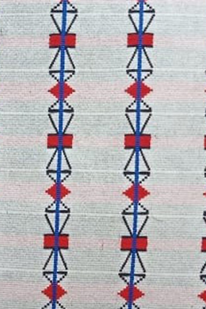 Blue & White Cotton Handwoven Cushion Covers (Set of 2) by Chizolu at Pernia's Pop Up Shop