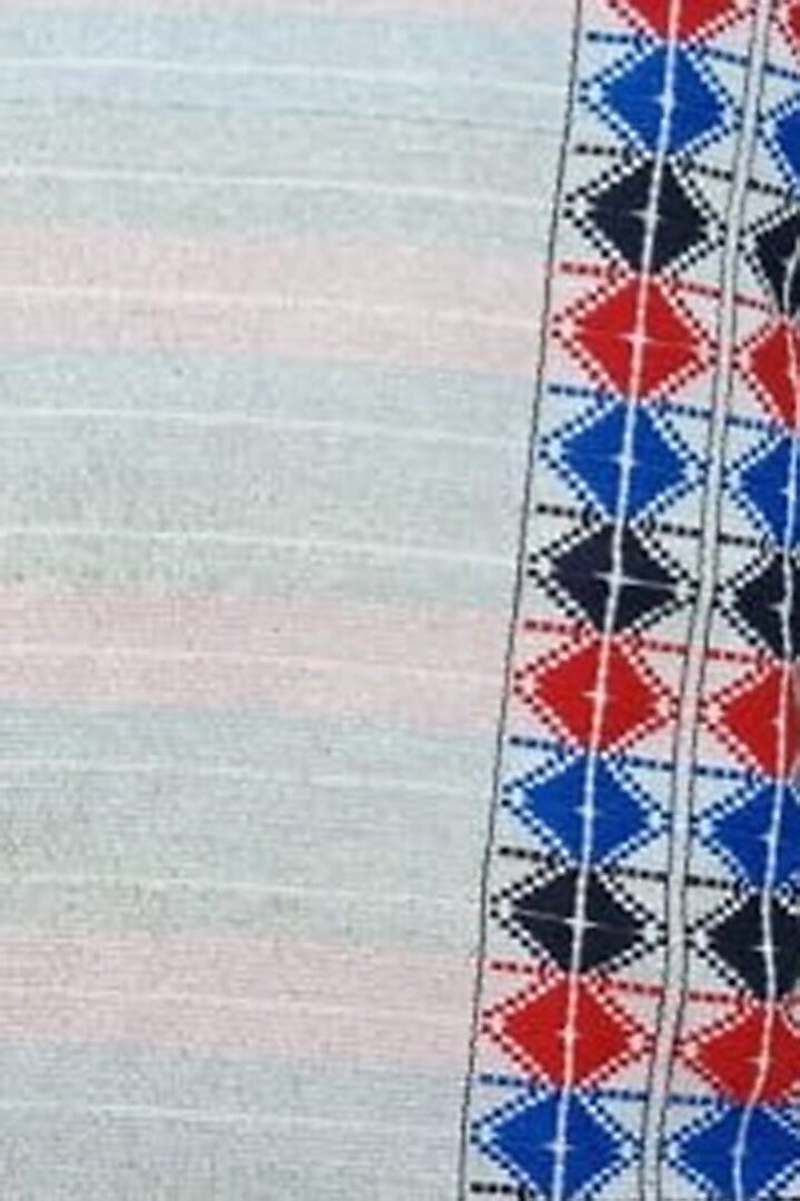 Multi Colored Cotton Handwoven Cushion Covers (Set of 2) by Chizolu at Pernia's Pop Up Shop