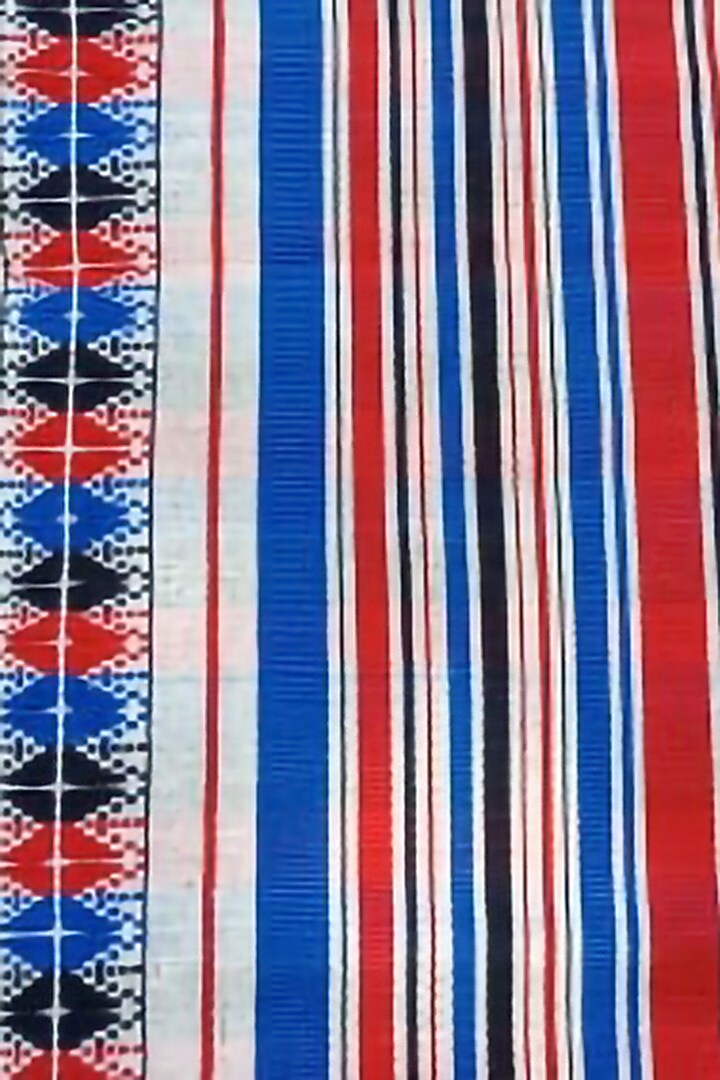 Multi Colored Cotton Handwoven Table Runner by Chizolu at Pernia's Pop Up Shop