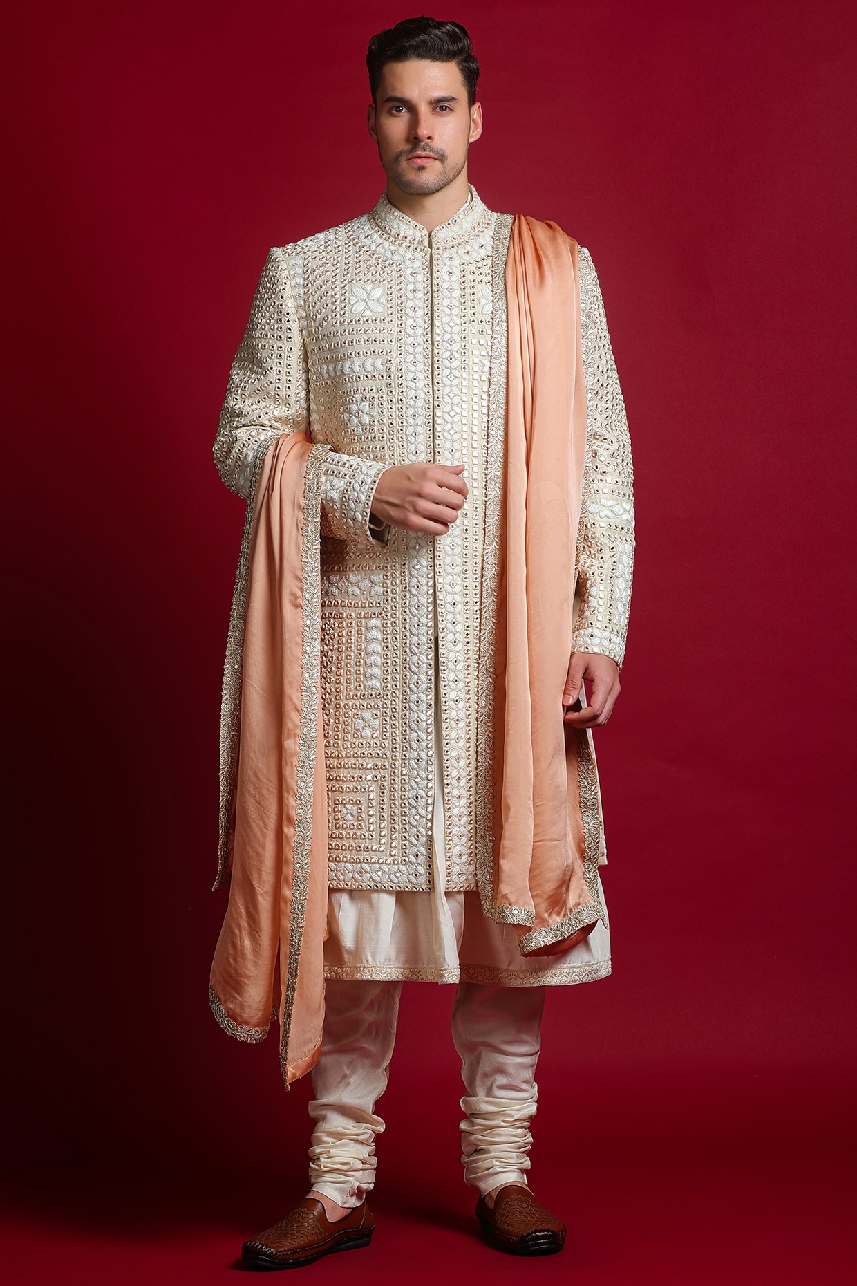 Cross sherwani outlet