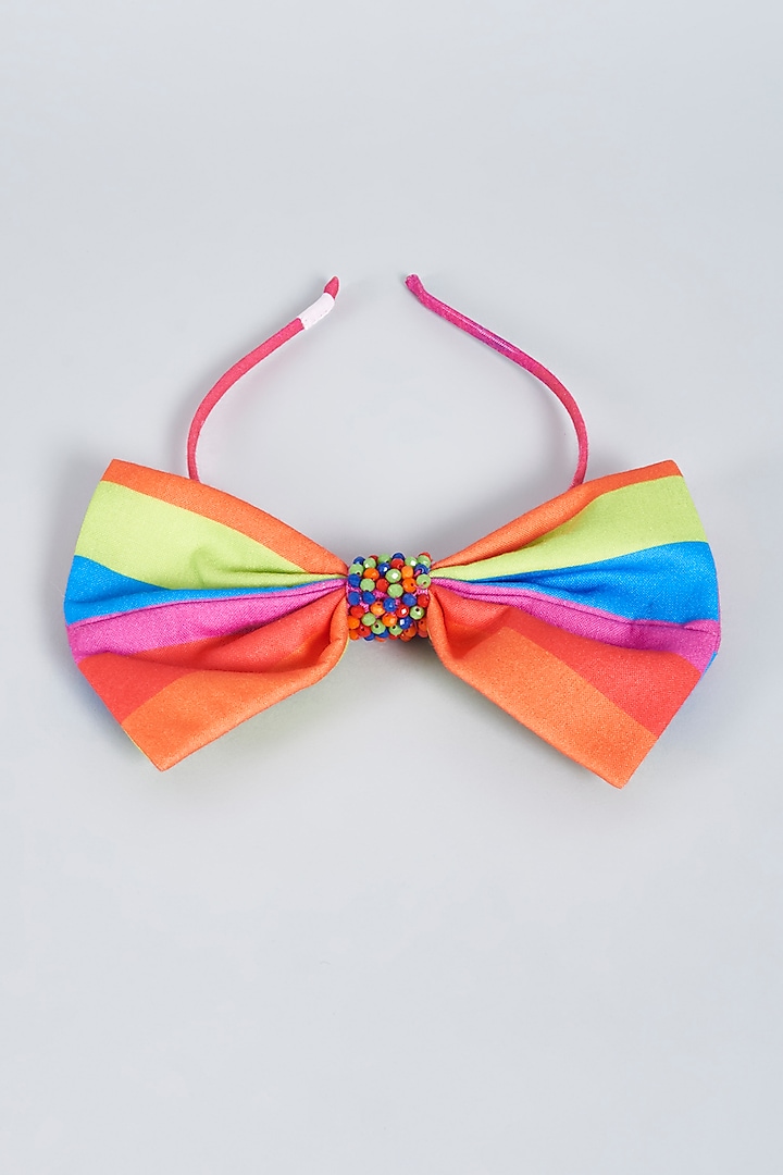 Multi-Colored Embellished Handmade Hairband For Girls by CHOKO