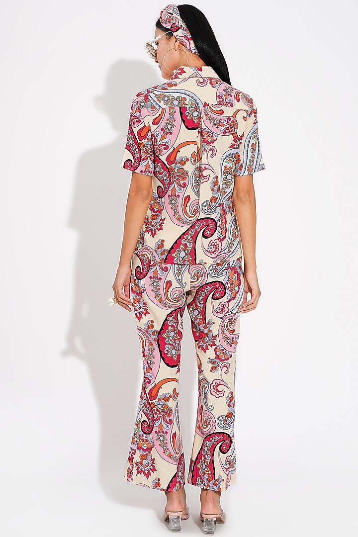 Lime Yellow Paisley Printed Top by Choje at Pernia's Pop Up Shop