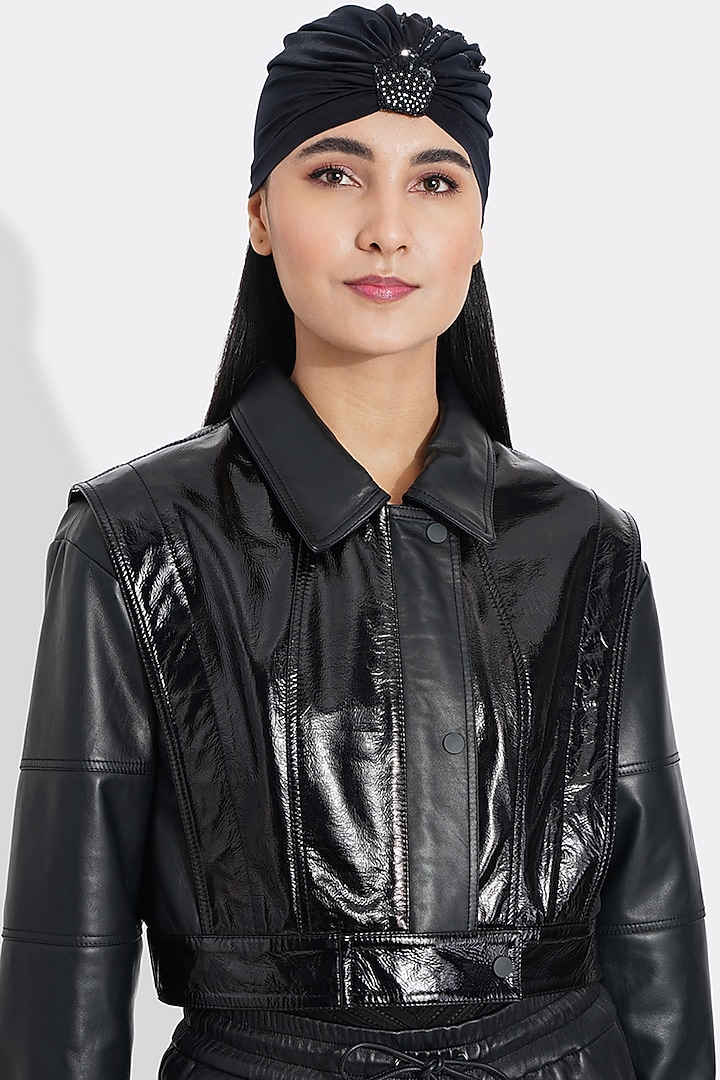 Black Leather Jacket by Choje at Pernia's Pop Up Shop