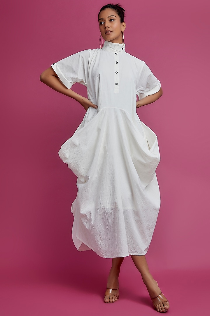 Ivory Organic Cotton Dress by Chola