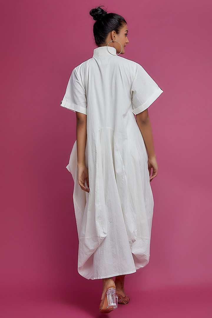 Ivory Organic Cotton Vacation Dress by Chola at Pernia's Pop Up Shop