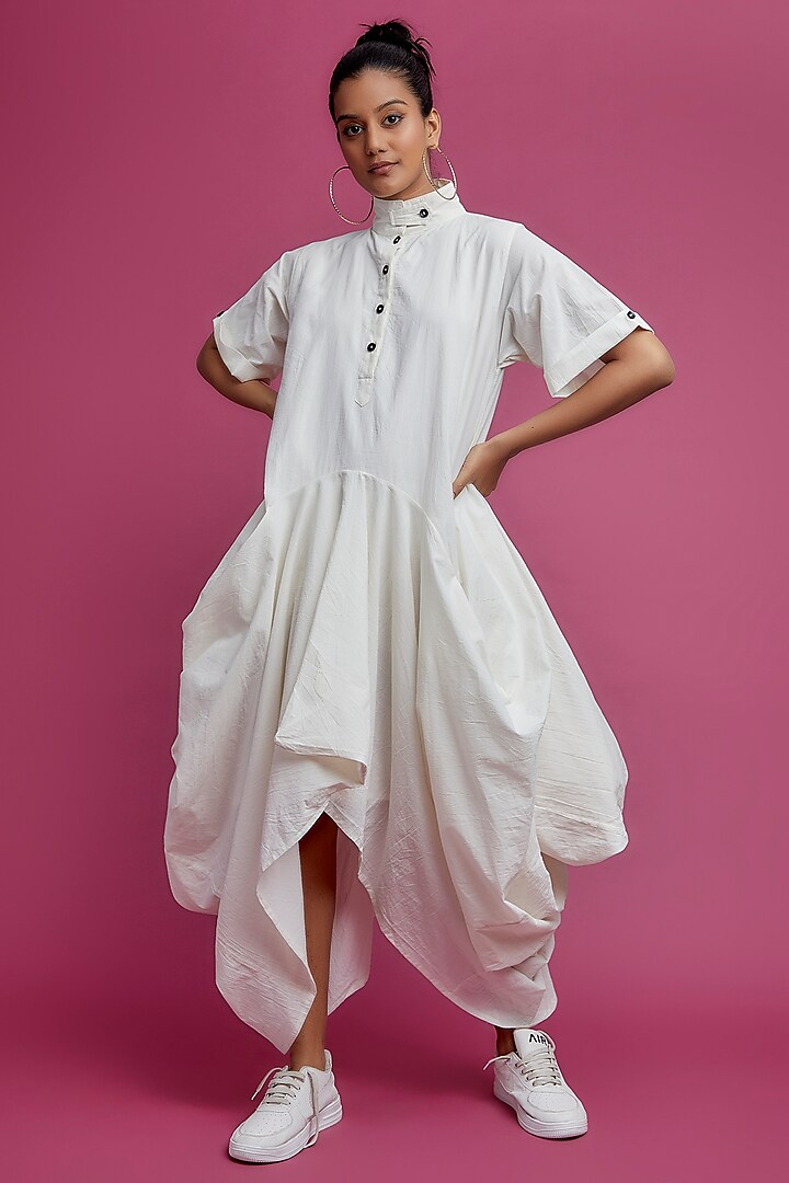 Ivory Organic Cotton Dress by Chola