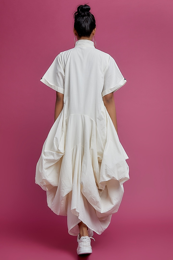 Ivory Organic Cotton Vacation Dress by Chola at Pernia's Pop Up Shop