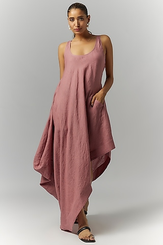Pink Linen Dress by Chola