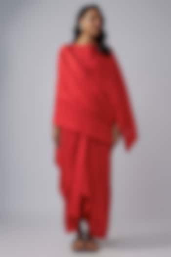 Red Line Narrow Skirt by Chola at Pernia's Pop Up Shop