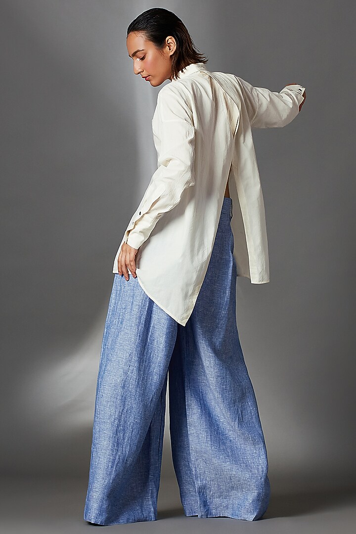 White Organic Cotton Shirt by Chola at Pernia's Pop Up Shop