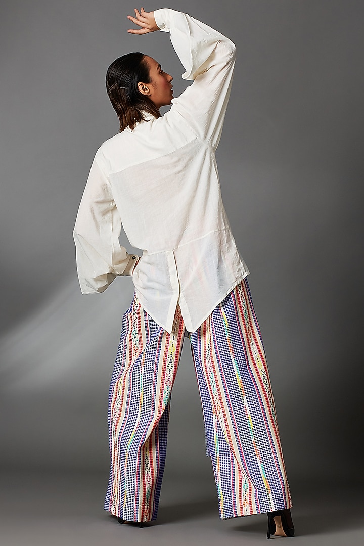White Organic Cotton Shirt by Chola at Pernia's Pop Up Shop